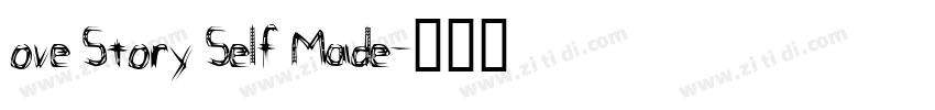 ove Story Self Made字体转换